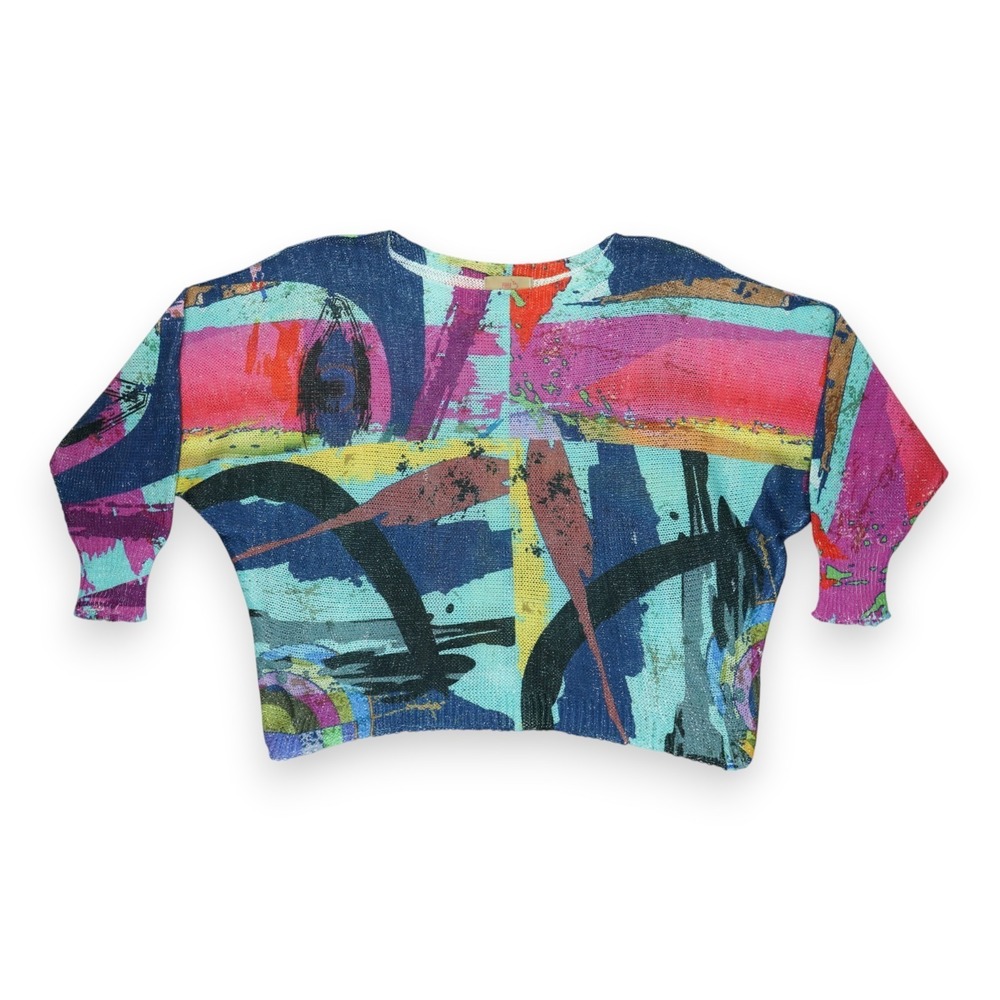 Free For Humanity‎ Inspire a Paris Sheer Sweater One Size Art Print  Women's